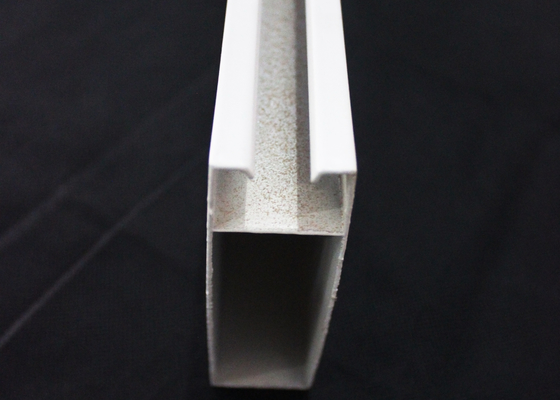 20mm - 300mm het Schermplafond van het Hoogte/u-Aluminium Profiel, Schuringsweerstand