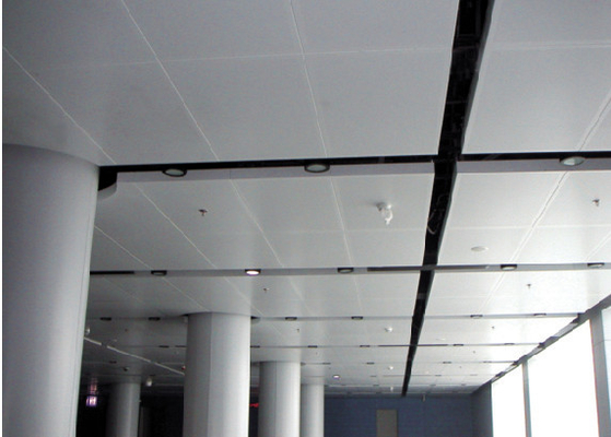 Vierkant Geperforeerde Gekleurde de Tegelsdouane van het Metaal Decoratieve Akoestische Plafond, ISO 9001