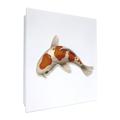 3D Moderne Tegels van het Aluminium Artistieke Plafond met Vissenpatroon Aangepaste Grootte