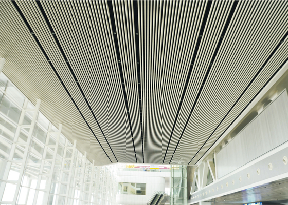 Tegels van het aluminium de Commerciële Plafond/Decoratief Opgeschort Plafond voor Luchthaven