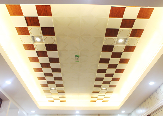 Verspreid hoog en laag Artistiek Plafond voor Dinning-Zaal, het Moderne Materiaal van de Huisdecoratie