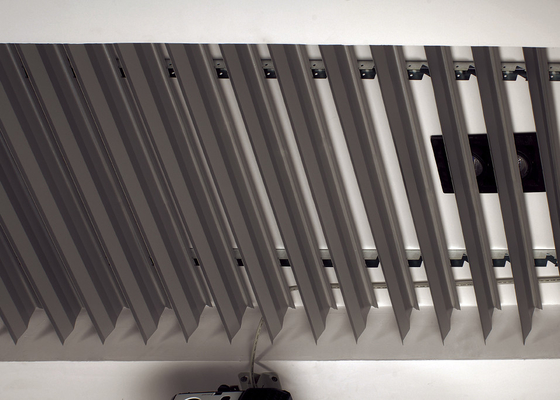 Milieuvriendelijk Poeder die Lineair Metaalplafond, Zuiver Wit 9010 met een laag bedekken