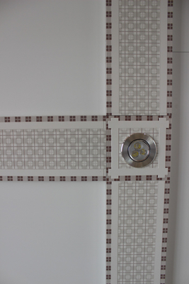 De waszaal schortte Artistieke Plafondtegels Smokeproof/op maakt waterdicht