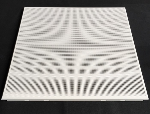 Maak Geperforeerd Aluminium 0.7mm Dikte vuurvast/Metaal Valse Plafondtegels 600 X 600mm