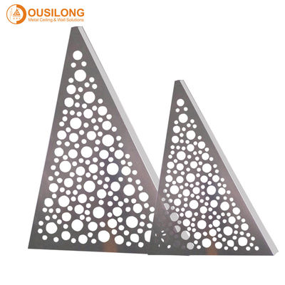 De geperforeerde Gelaten vallen Tegels van het Muurplafond voor Bekleding/Elegant Aluminium CNC die de Buitenpvdf-Comités van de Metaalmuur snijden