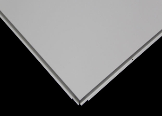 Leggen aluminium Geperforeerde Opgeschorte Ф1.8 in Wit 600 x 600mm van Plafondtegels