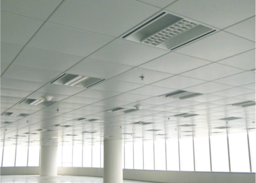 T bar lag in het Aluminium van Plafondtegels/het Geperforeerde Net van Plafondtegels voor Binnen vierkant plafond